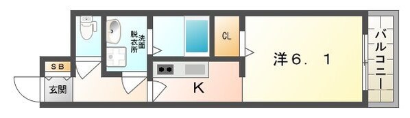 ライブスクエア豊秀の物件間取画像